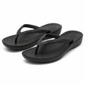 Infradito 42/43 in materiale sintetico nero - suola sagomata per uso estivo